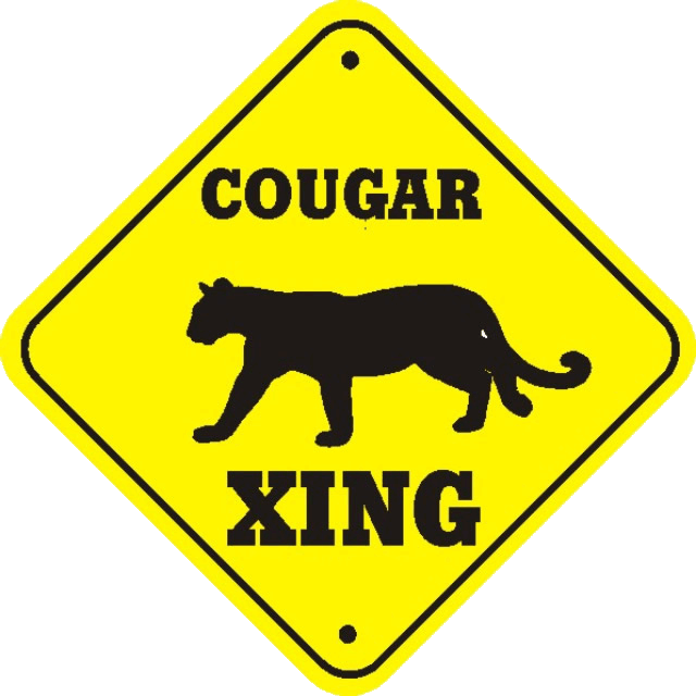 Cougar Xing Sign